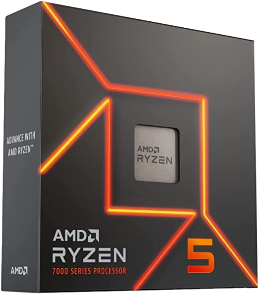 AMD Ryzen 5 7600X 6-Core 12-Thread Processor (Up to 5.3GHz, AM5, Zen 4)