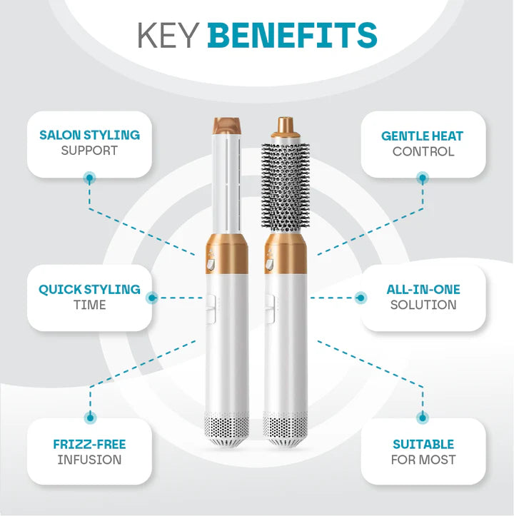 Vynova 5-in-1 Hair Styler [1 Year Warranty]