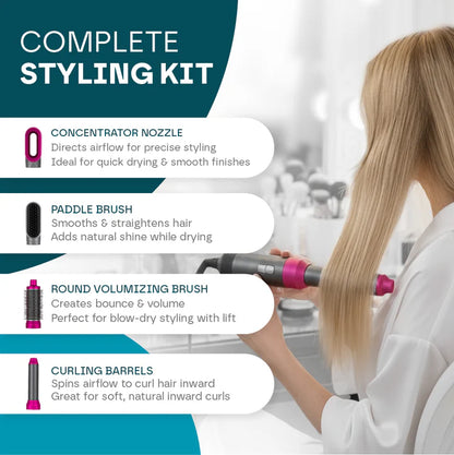 Vynova 5-in-1 Hair Styler [1 Year Warranty]