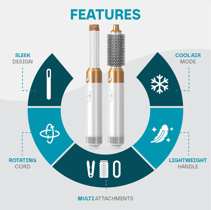 Vynova 5-in-1 Hair Styler [1 Year Warranty]