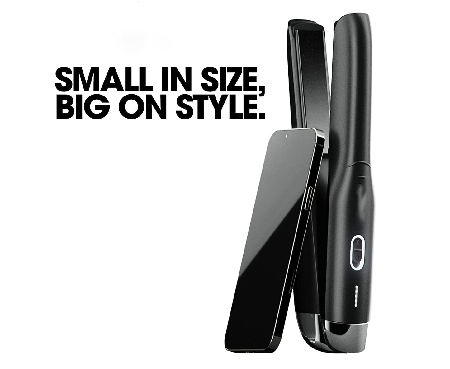 Vynova Cordless Hair Straightener - Portable, Powerful & USB-C Rechargeable